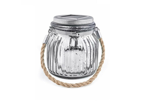 Садовый светильник Uniel Modern USL-M-211/GN120 Silver Jar на солнечной батарее