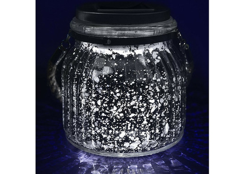 Садовый светильник Uniel Modern USL-M-211/GN120 Silver Jar на солнечной батарее