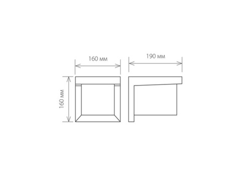 Светильник настенный Elektrostandard 1540 Techno Shelter Grit E27 60 Вт черный