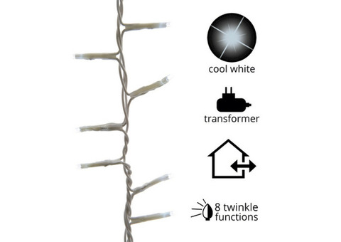 Гирлянда светодиодная Kaemingk KA495352 цепочка холодный белый свет