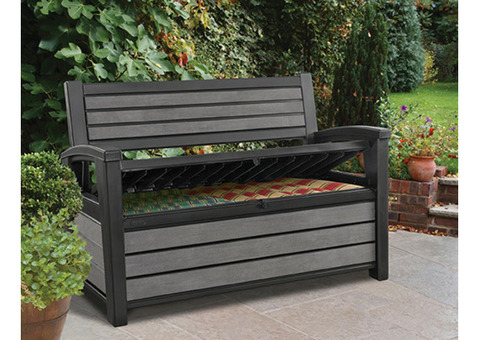 Скамья-сундук из пластика Keter Hudson Storage Bench 227 л антрацит