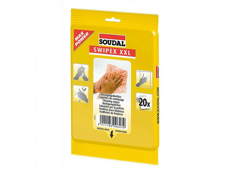 Очищающие салфетки Soudal Swipex 80 шт