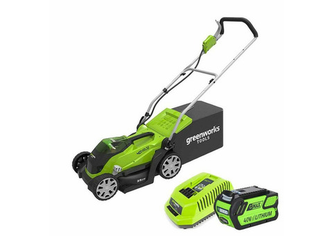 Газонокосилка аккумуляторная Greenworks G-MAX 40V G40LM35K3