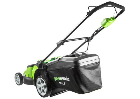 Газонокосилка аккумуляторная Greenworks G40LM49DBK4 TwinForce