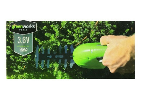 Ножницы садовые аккумуляторные Greenworks с удлинителем 3,6V