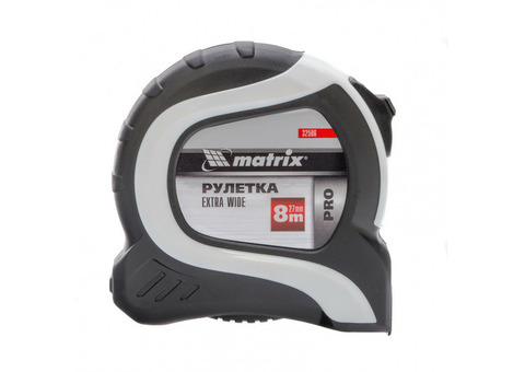 Рулетка Matrix Pro Extra Wide двухкомпонентный корпус 8 м x 27 мм 32586