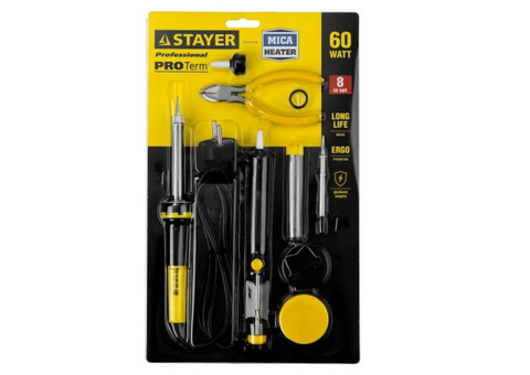 Набор для паяльных работ Stayer Profi 55314-60-H8 60 Вт