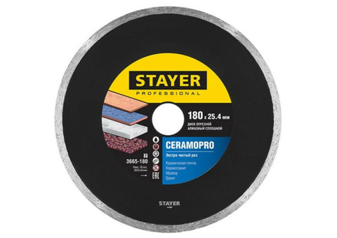 Диск алмазный Stayer Professional 3665-180_z02 180х25,4 мм