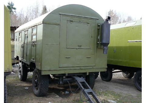 Передвижная э/станция АД-100-400 кунге на колесах