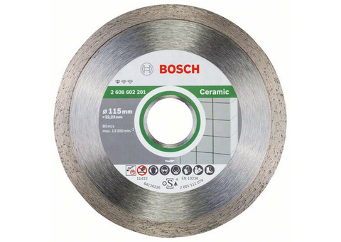 Диск алмазный отрезной Bosch 2608602201 Professional for Ceramic 115х22,2 мм