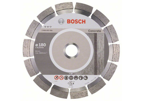 Диск алмазный отрезной Bosch 2608602558 Expert for Concrete 180х22,2 мм