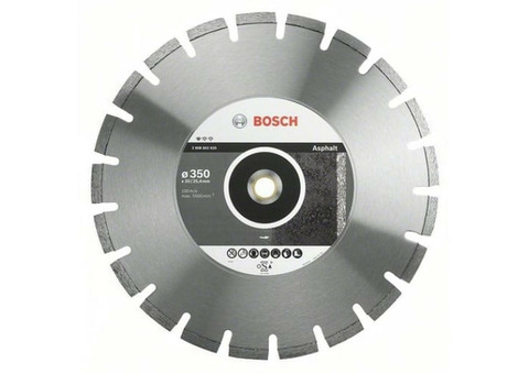 Диск алмазный отрезной Bosch 2608602625 Standard for Asphalt 350х20/25,4 мм