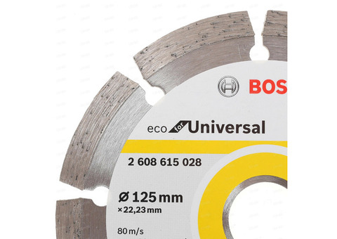 Диск алмазный отрезной Bosch 2608615028 Eco Universal 125х22,2 мм