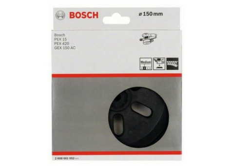 Тарелка шлифовальная Bosch 2608601052 РЕХ 150 мм