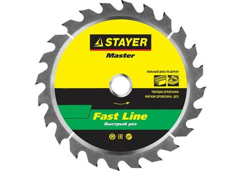 Диск пильный по дереву Stayer Fast 3680-230-32-24_z01 230x32х30мм 24Т