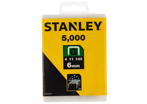 Скобы для степлера Stanley Heavy Duty 1-TRA704-5T