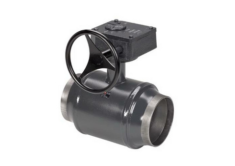 Кран шаровой Danfoss JiP Premium G-WW - Ду200 (Сварка/Сварка, PN25, Tmax 180°C, ручка с редуктором)