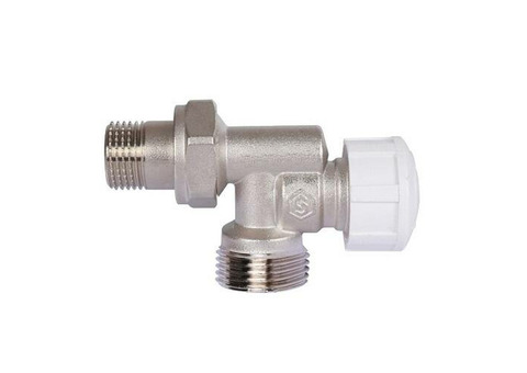 Клапан термостатический осевой STOUT - 1/2" x 3/4"EK (НР/НГ американка, PN10, Tmax 110°C)