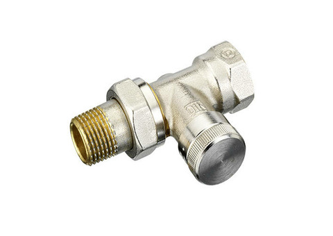 Клапан запорный прямой Danfoss RLV-20 - 3/4" (ВР/НР, PN10, Tmax 120°C, никелированный)