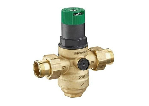 Регулятор давления Honeywell Resideo Braukmann D06F - 1/2" (PN25, Tmax 70°С, для горячей воды)