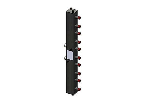 Коллектор котельной разводки вертикальный ZOTA - 1"1/4 на 5 контуров 1" (для котлов до 70кВт)