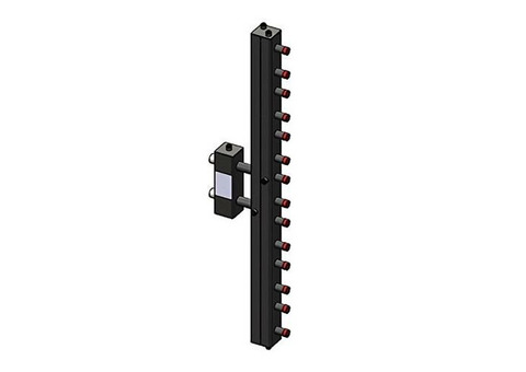 Коллектор с гидравлическим разделителем вертикальный ZOTA - 1"1/4 на 7 контуров 1" (до 70 кВт)