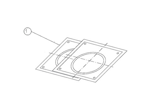 Манжета декоративная внутренняя для раздельного дымохода Protherm D80 мм (для ГЕПАРД 2015, ПАНТЕРА)