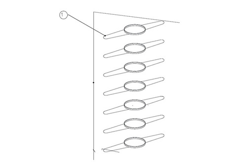 Распорки Protherm - 80 мм (7 шт.)