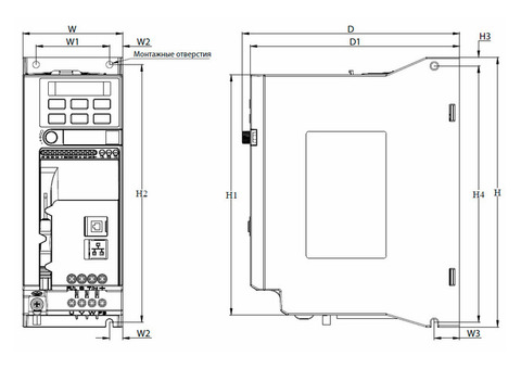 Danfoss VEDA Drive VF-51 1,5 кВт ABA00003