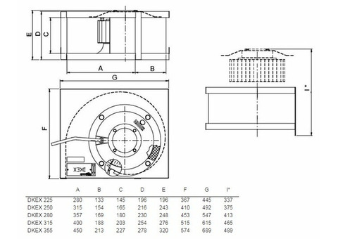 Systemair DKEX 355-6