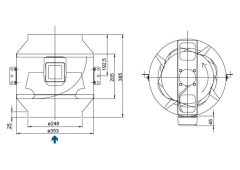 Systemair KD 250 L1