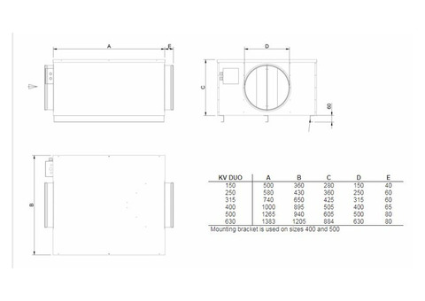 Systemair KV DUO 400 EC