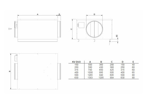 Systemair KV DUO 315 EC