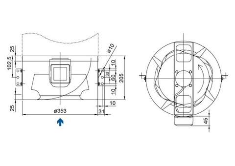 Systemair KD 355 S1