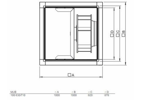 Systemair MUB 100 710EC