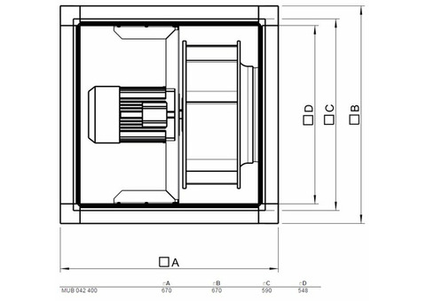 Systemair MUB 042 500E4 sileo