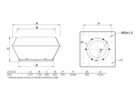 Systemair DVCI 630-S