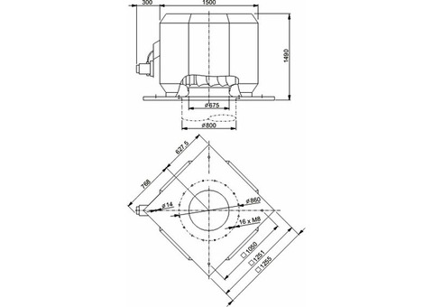 Systemair DVV 1000D4-8-XP