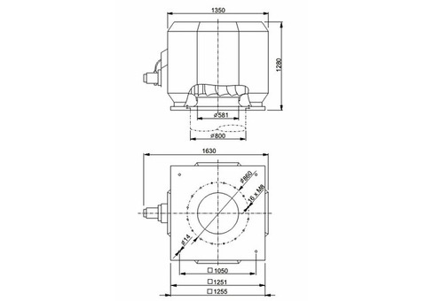 Systemair DVV 800D4-6-XL