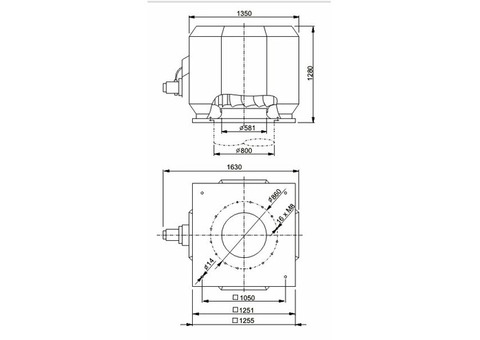 Systemair DVV 800D4-XL