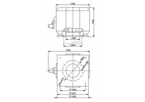 Systemair DVV 800D4-XS