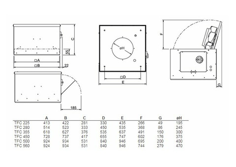 Systemair TFC 280 P Sileo Red