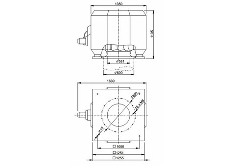 Systemair DVV 800D6-XL