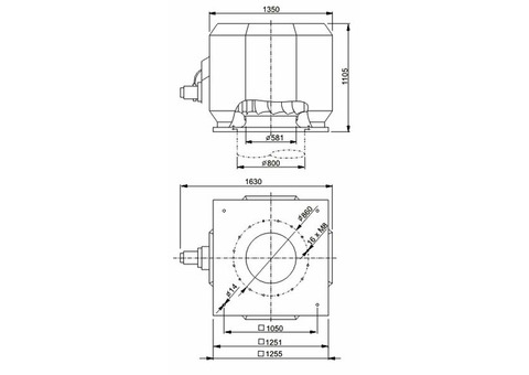 Systemair DVV 800D6-XS