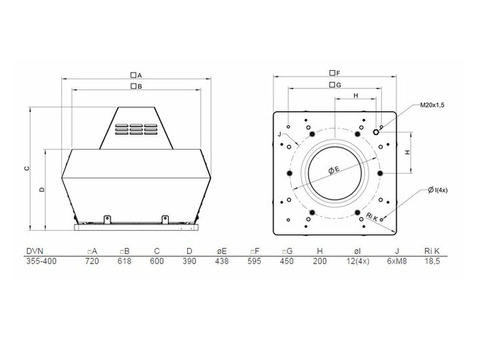 Systemair DVN 355EC