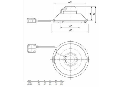 Systemair TFSR 200 EC Sileo Red