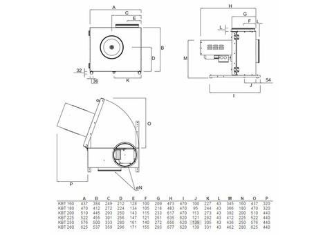 Systemair KBT 180E4