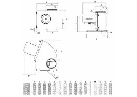 Systemair KBT 250E4