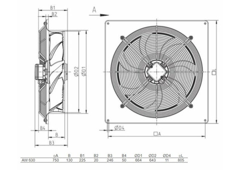 Systemair AW 630E6 SILEO