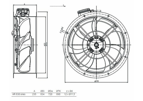 Systemair AR 630E6 SILEO